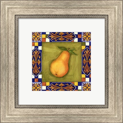 Framed Tuscany Pear Print