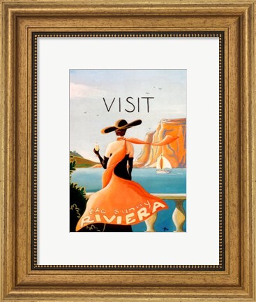 Framed Sunny Riviera Print