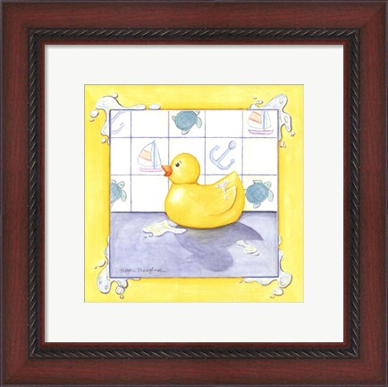 Framed Rubber Duck (D) II Print