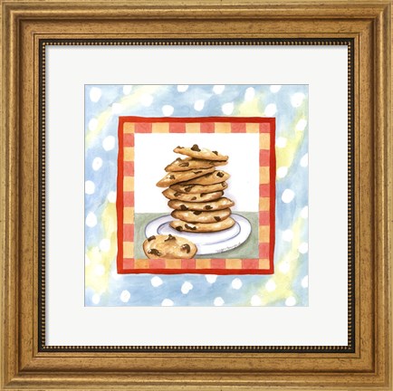 Framed Chocolate Chip Cookies Print