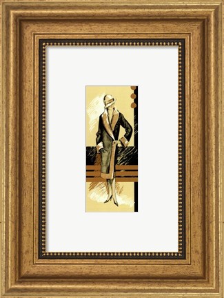 Framed Retro Fashion II Print