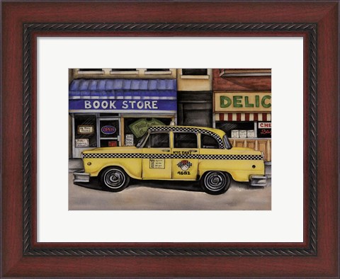 Framed NYC Taxi 46B2 Print