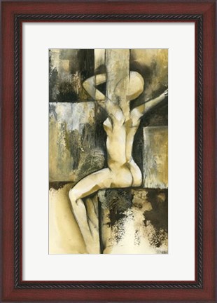 Framed Contemporary Seated Nude II Print