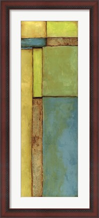 Framed Stained Glass Window VI Print