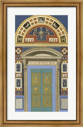 Framed Venetian Door I Print