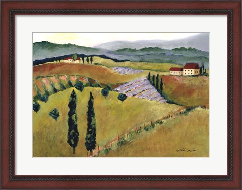 Framed Daydreams in Tuscany I Print