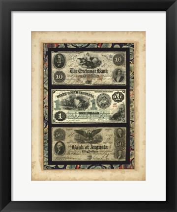 Framed Money, Money, Money II Print