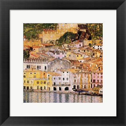 Framed Malcesine on Lake Garda, c.1913 Print