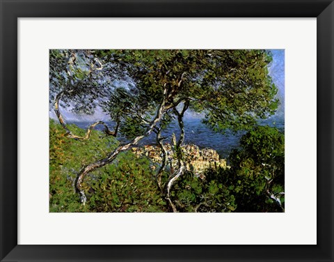 Framed Landscape at Bordighera Print