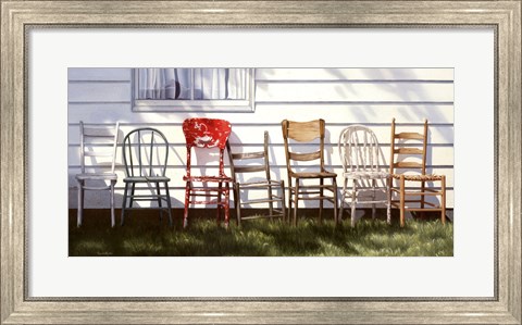Framed Chair Collection Print