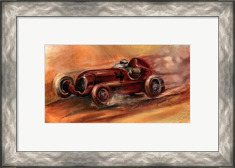 Framed Le Mans 1935 Print