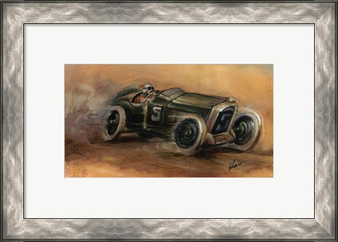 Framed French Grand Prix 1914 Print