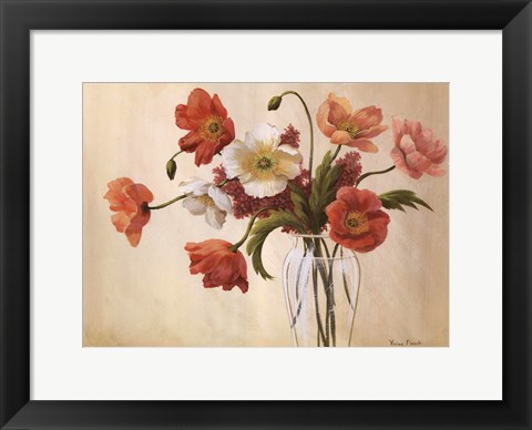 Framed Cynde&#39;s Poppies Print