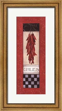 Framed Chilies Print