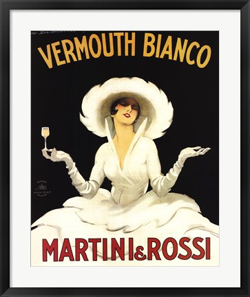 Framed Martini &amp; Rossi Print