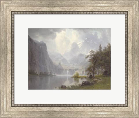 Framed In the Mountains, 1867 Print