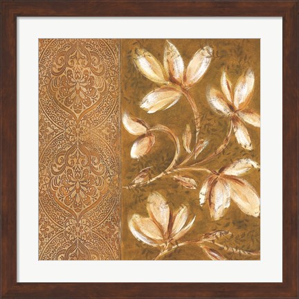 Framed Bukara Paisley I Print