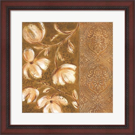 Framed Bukara Paisley II Print