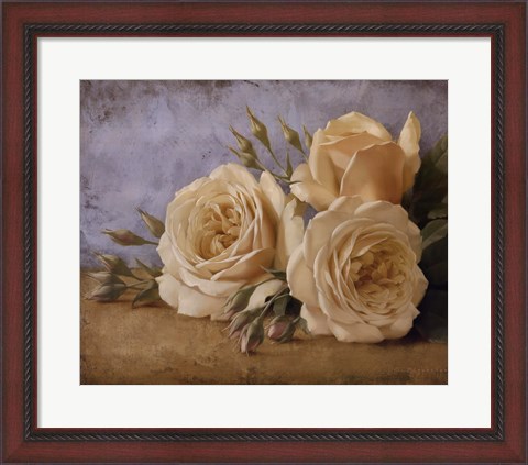 Framed Roses From Ivan Print