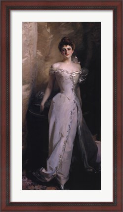 Framed Mrs. Ralph Curtis, 1898 Print