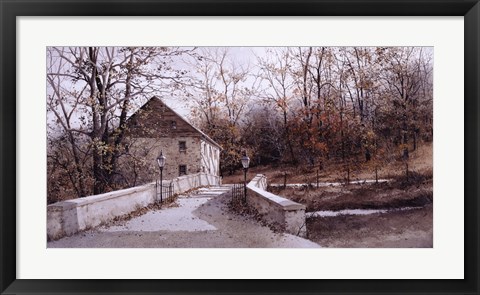 Framed Mill Bridge Print