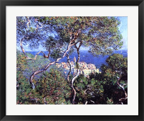 Framed Bordighera, Trees Print