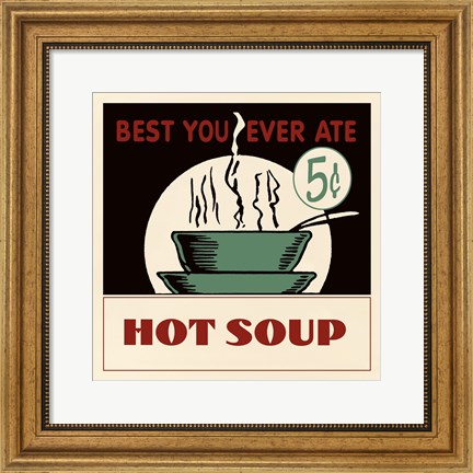 Framed Hot Soup Print