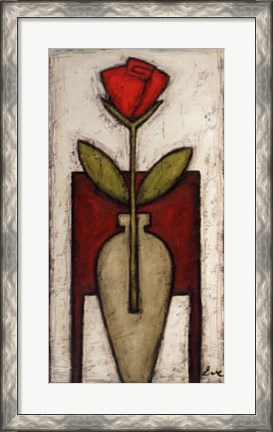 Framed Rose Melody I Print
