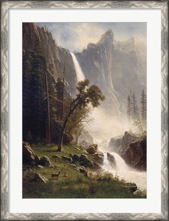 Framed Bridal Veil Falls, Yosemite Print