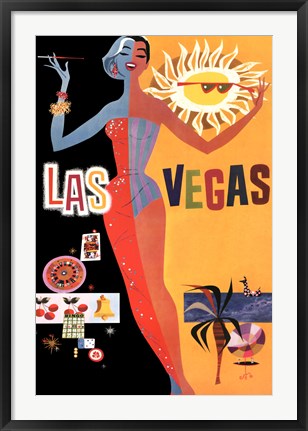 Framed Las Vegas Print