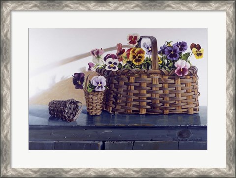 Framed May Baskets Print