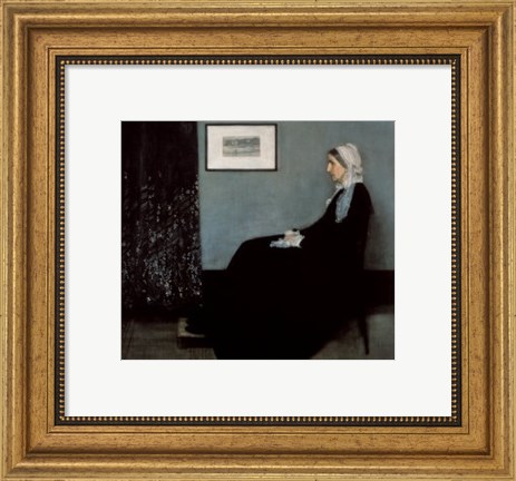 Framed Portrait of the Artist&#39;s Mother Print