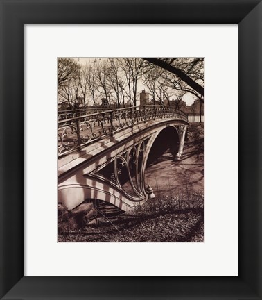 Framed Central Park Bridges III Print