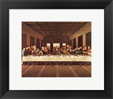 Framed Last Supper Print