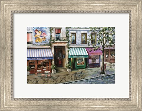 Framed Rue Des Maisons Print