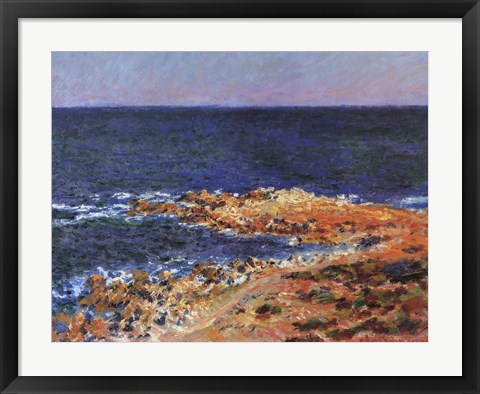 Framed Grande Bleue a Antibes, 1888 Print