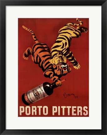 Framed Porto Pitters Print