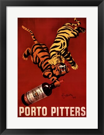 Framed Porto Pitters Print