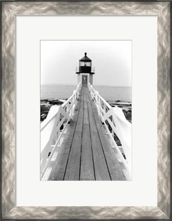 Framed Marshall Point Light, Maine Print