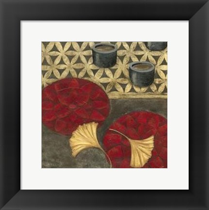 Framed Lacquerware I Print