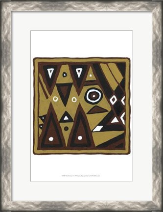 Framed Tribal Rhythms II Print