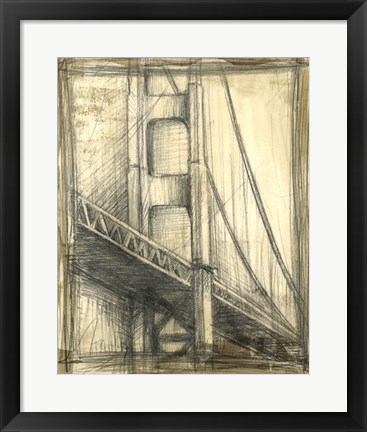 Framed Golden Gate Bridge Print