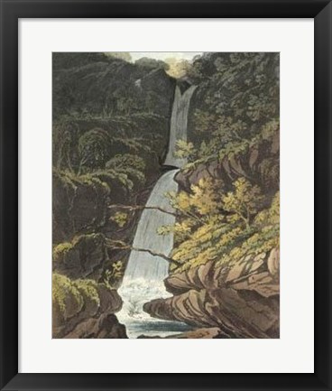 Framed Picturesque English Lake IV Print