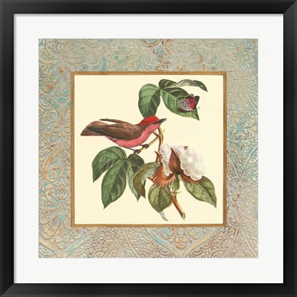 Framed Bel Air Songbirds I Print