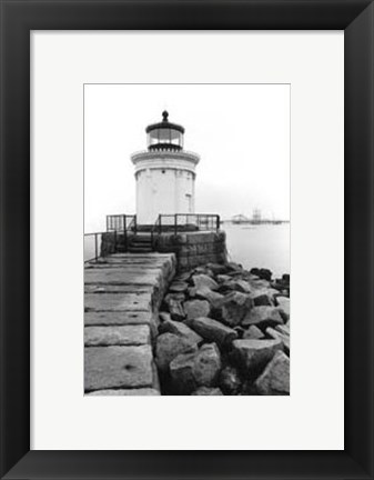 Framed Bug Light, Portland Print