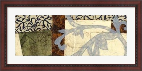 Framed Quilted Scroll IV Print