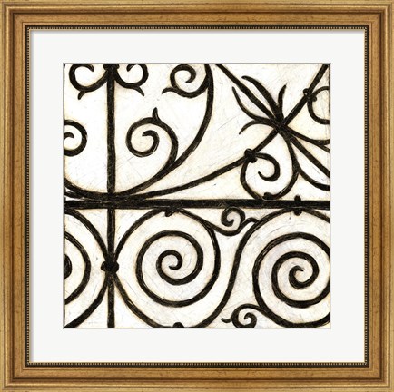 Framed Iron Gate IV Print