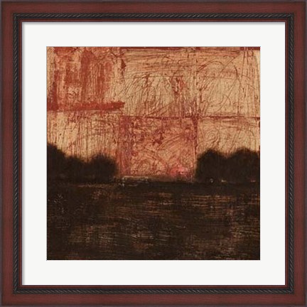 Framed Weathered Landscape II Print