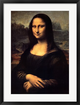 Framed Mona Lisa Print