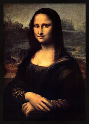 Framed Mona Lisa Print